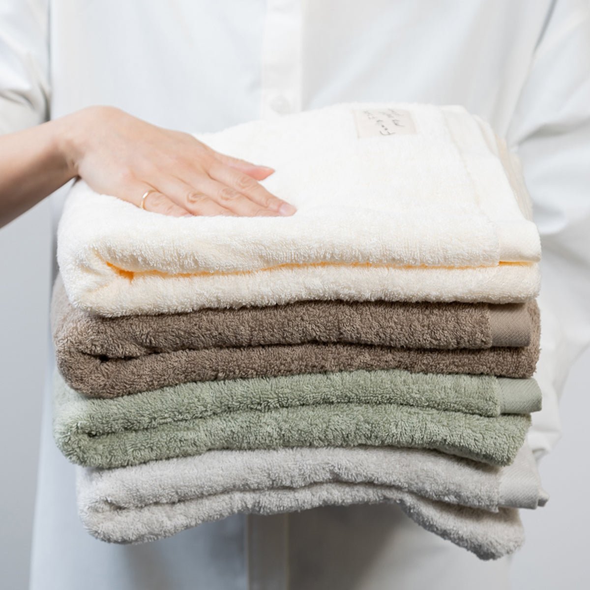 オリジナル・バスタオル 120x60cm 全4カラー／泉州タオル