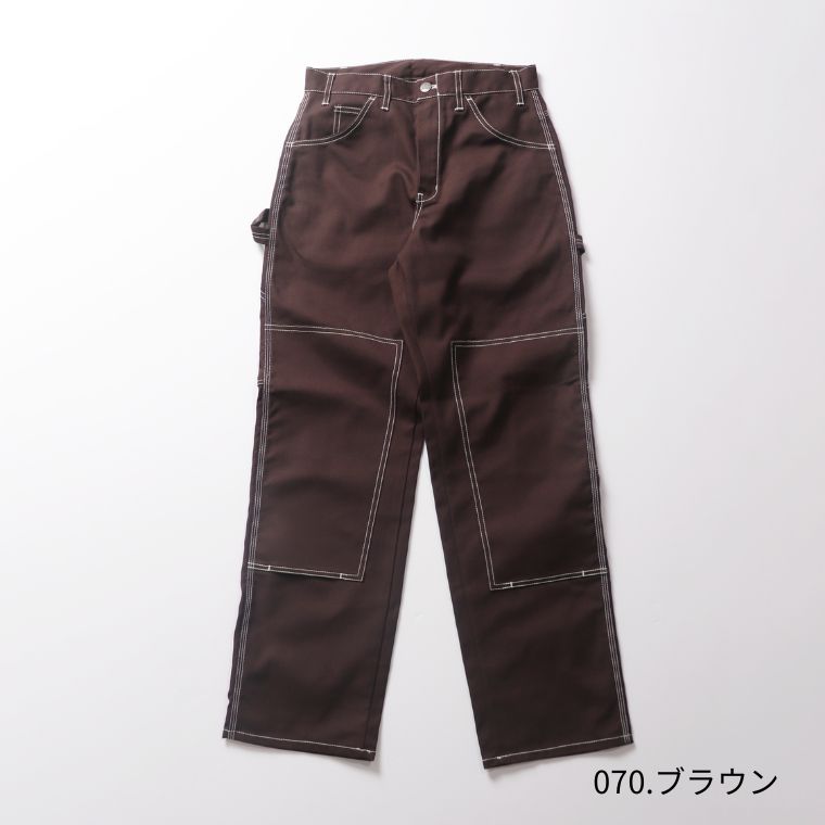 Dickies 2053DOUBLE KNEE UTILITY COLOR SCHEME STITCING PANT mens