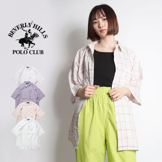 BEVERLY HILLS POLO CLUB ビバリーヒルズポロクラブ アムンゼン 半袖シャツ ladys