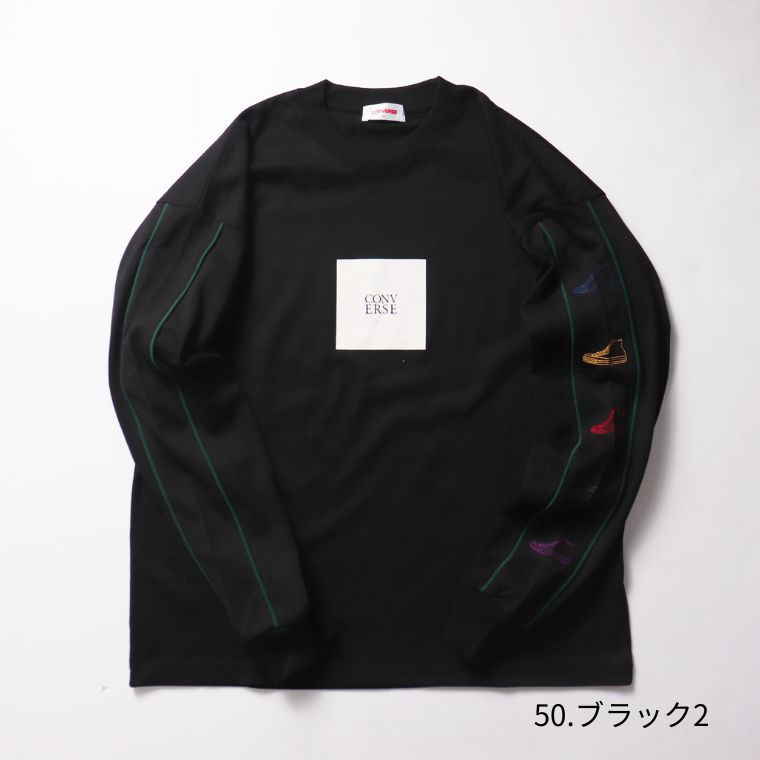 コンバース ボックスロゴ ロンT mens