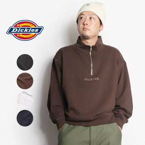 Dickies 裏毛 ハーフジップ トレーナー mens