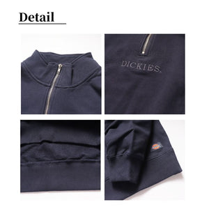 Dickies 裏毛 ハーフジップ トレーナー mens