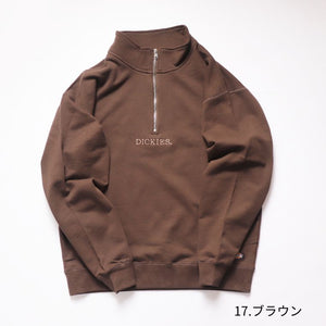 Dickies 裏毛 ハーフジップ トレーナー mens