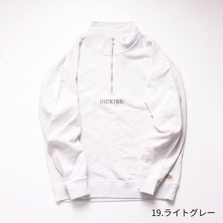 Dickies 裏毛 ハーフジップ トレーナー mens