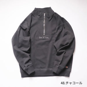 Dickies 裏毛 ハーフジップ トレーナー mens