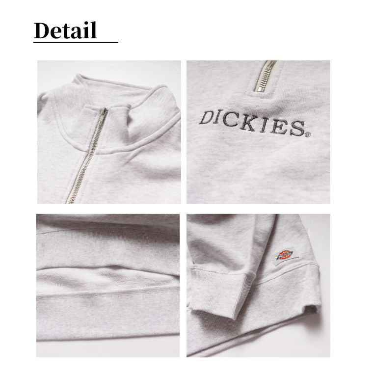 Dickies 裏毛 ハーフジップ トレーナー mens