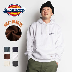 Dickies 裏起毛 ハーフジップ パーカー mens