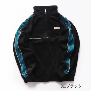 VISION STREET WEAR ベロア トラック ジャケット mens