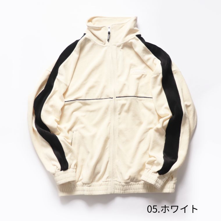 VISION STREET WEAR ベロア トラック ジャケット mens