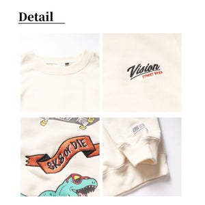 VISION STREET WEAR マルチイラスト トレーナー mens