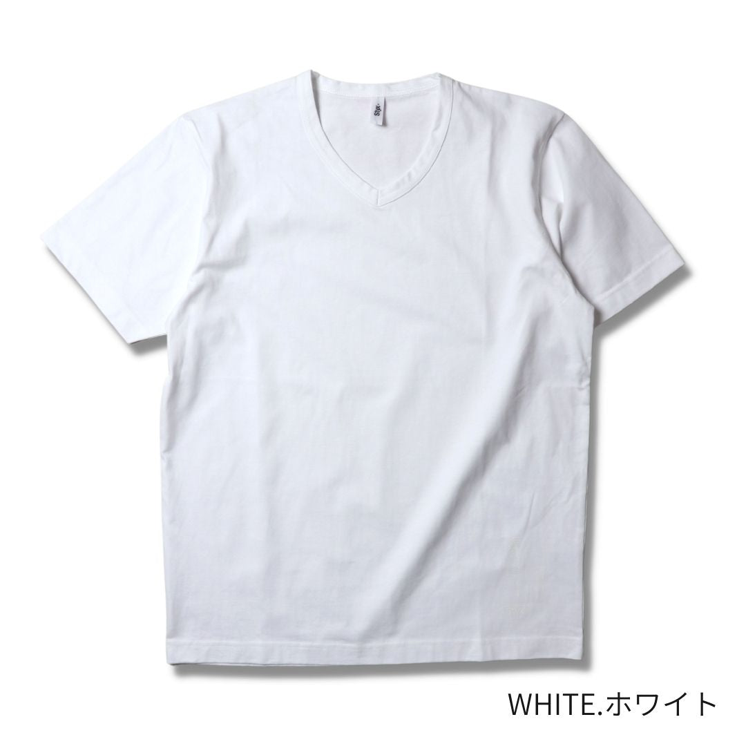 Styx 【 スティクス 】シルケット 天竺 Vネック T mens