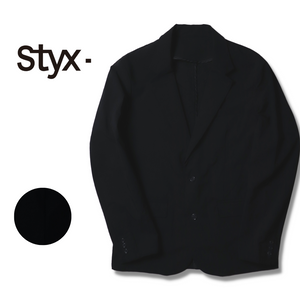 Styx 【 スティクス 】ストレッチ ナイロン テーラード ジャケット  mens