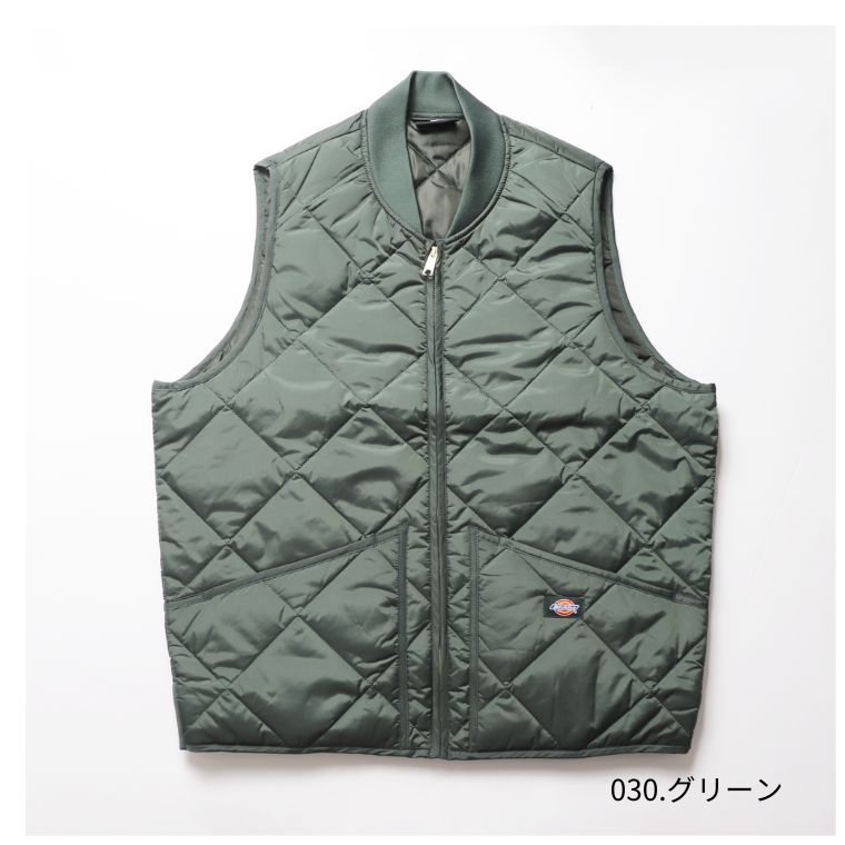 Dickies　TE242MODEL DIAMOND QUILTED NYLON VEST mens