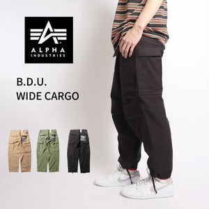 ALPHA INDUSTRIES B.D.U. CARGO PANTS mens