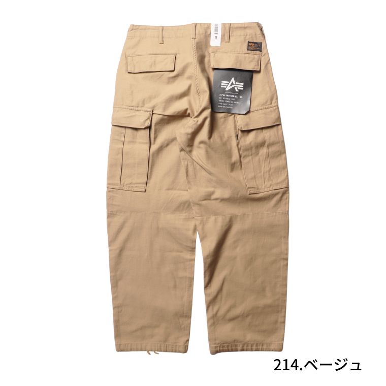 ALPHA INDUSTRIES B.D.U. CARGO PANTS mens