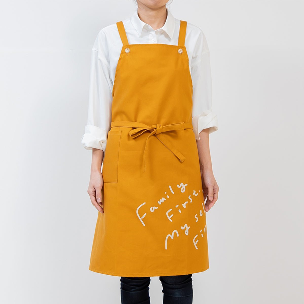 オリジナル帆布エプロン オレンジ – システム14