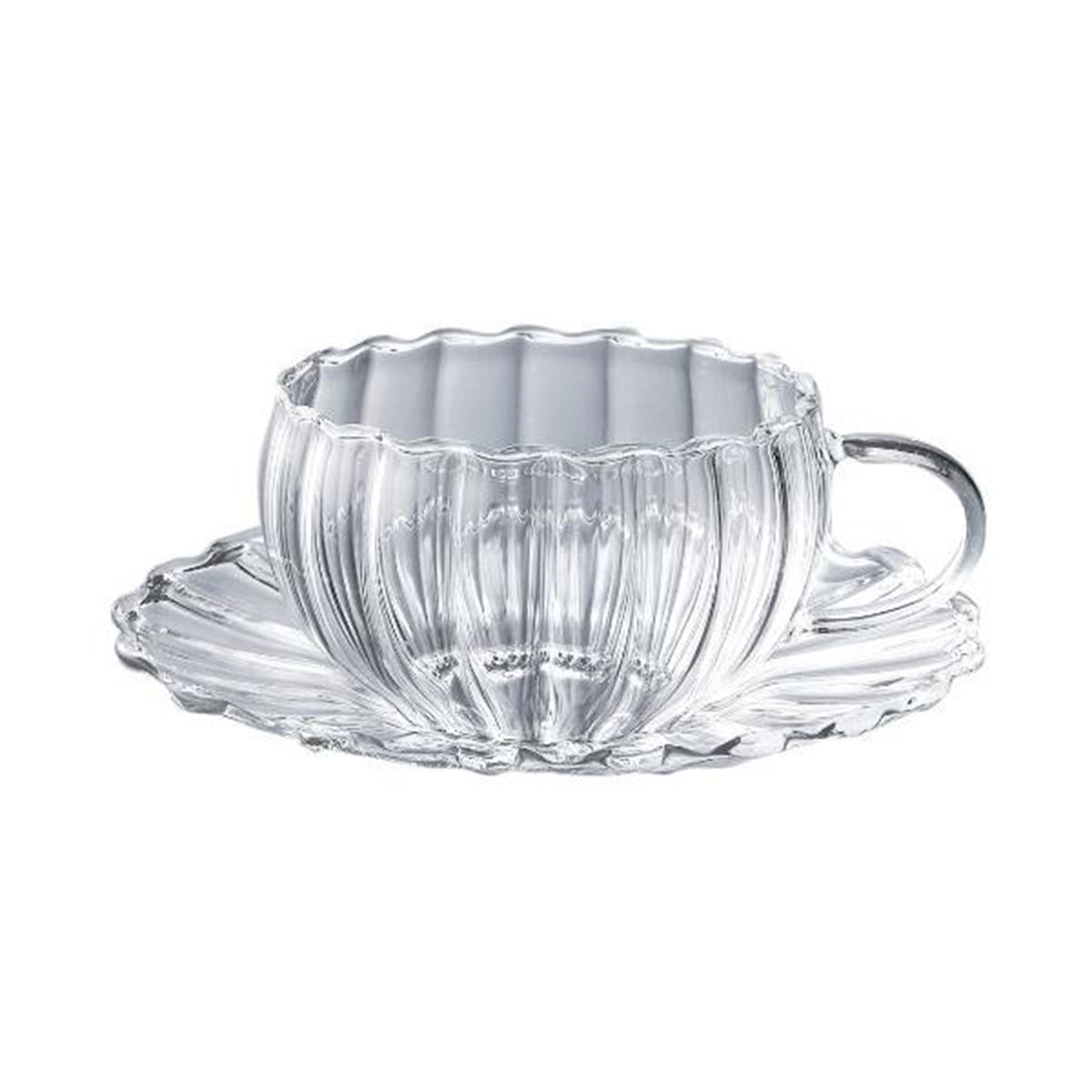 耐熱ガラス ティーカップ＆ソーサ – システム14